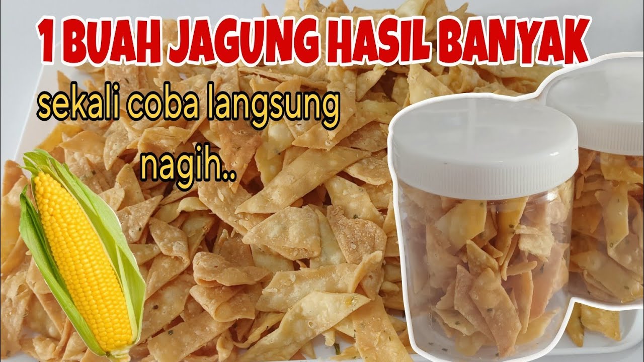 1 BUAH JAGUNG BISA BUAT JUALAN LEBARAN 2023‼️KERIPIK JAGUNG RENYAH GURIH BIKIN NAGIH