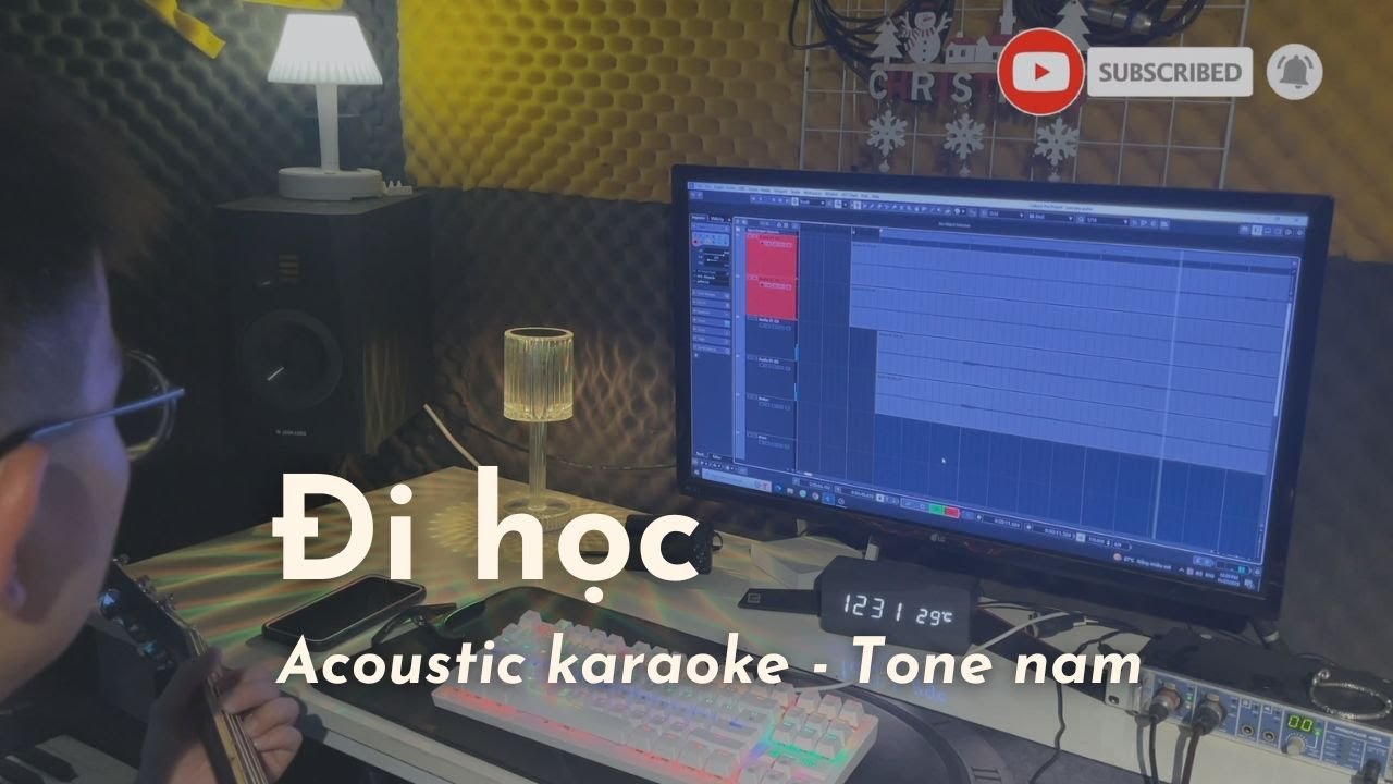 Đi học Guitar Karaoke Tone Nam | Anh Khang x Tạ Quang Thắng | LIKE Acoustic