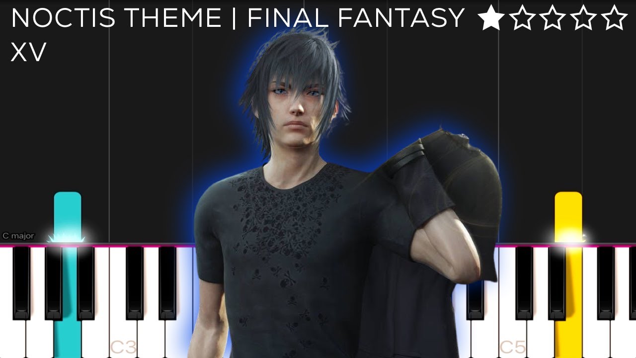Final Fantasy 15 - Noctis Theme | EASY Piano Tutorial