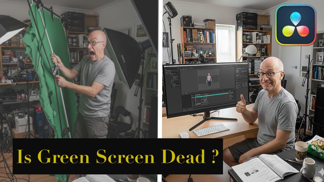 Is Green Screen Dead? Analogue vs. AI (DaVinci Resolve Studio 20)