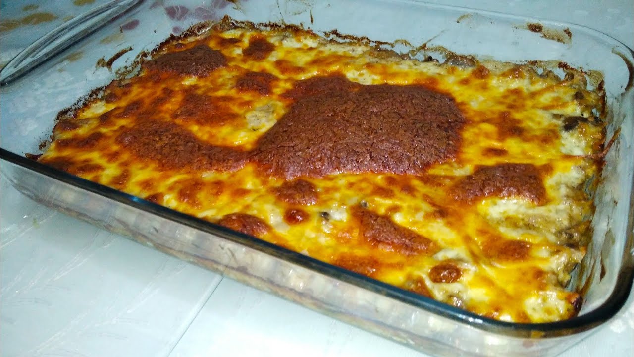 Beşamel Soslu Fırında Mantar