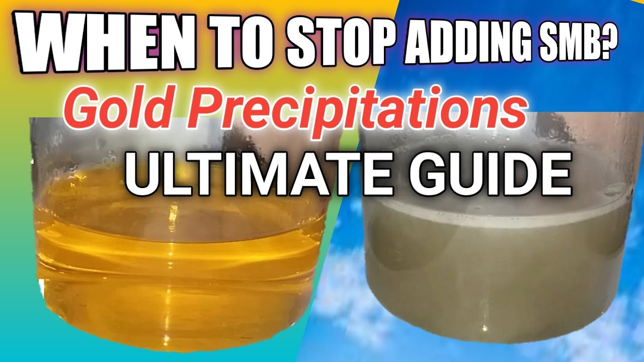 WHEN TO STOP ADDING SODIUM META BISULFITE IN OUR AQUA REGIA SOLUTION? | GOLD PRECIPITATION REACTION