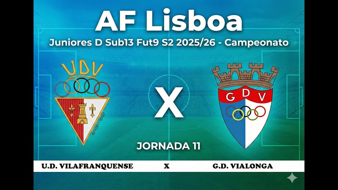 AF Lisboa Juniores D Sub13 Fut9 S2 2025/26 - Campeonato  - Jornada 11