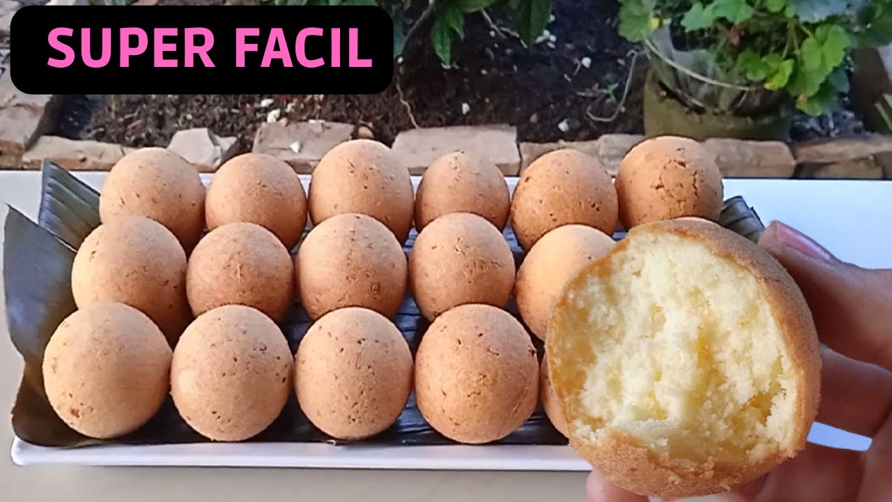 Como Hacer Buñuelos Colombianos Caseros Fácil con Pocos 4 Ingredientes y en 5 Minutos -