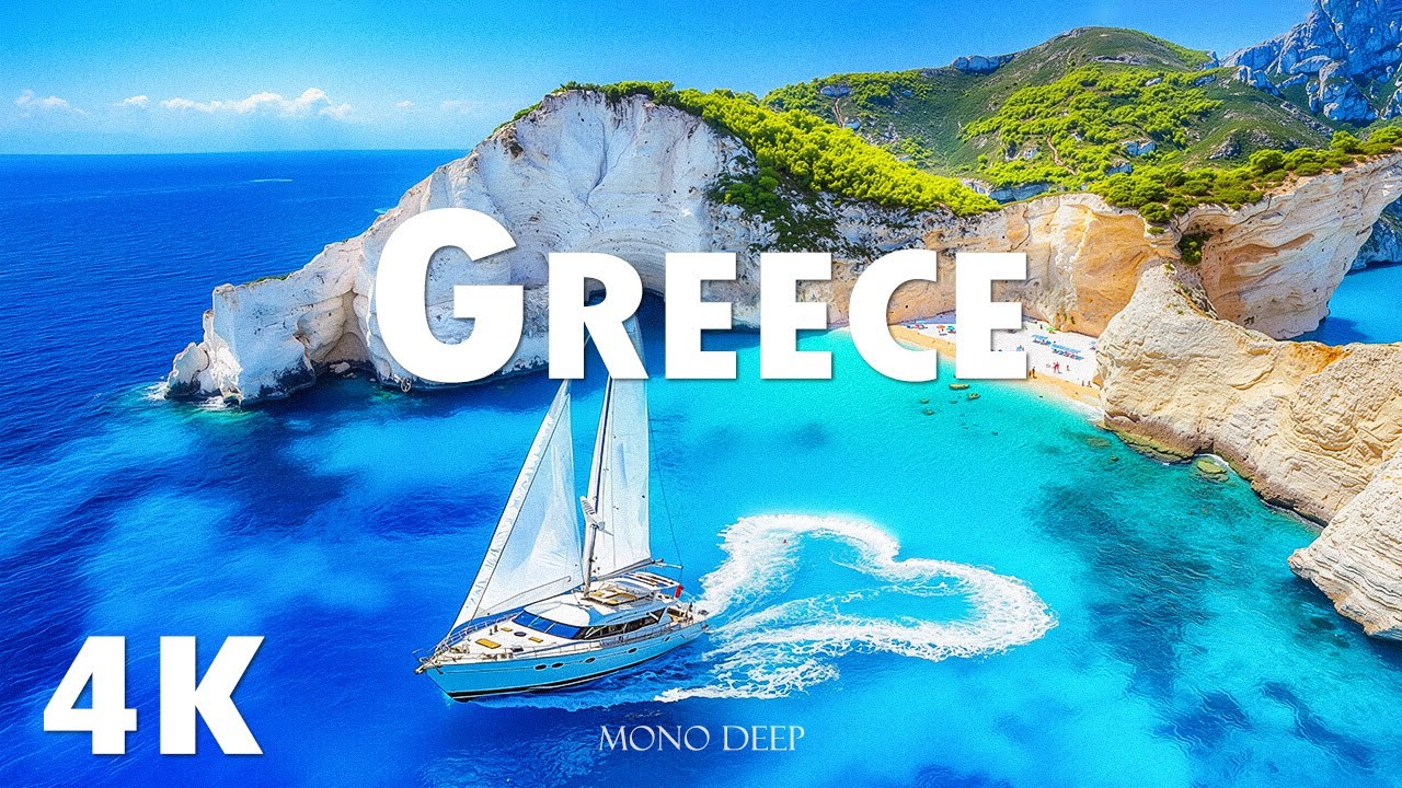 Greece 4K | Discover More Hidden Gems and Scenic Island Views With Deep House Chill Music