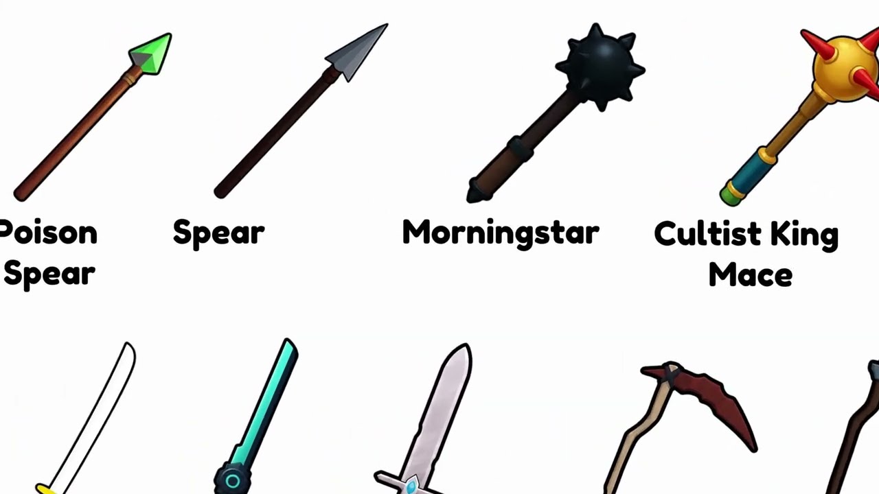 Every Melee Weapon Explained in 6 Minutes – 99 Nights in the Forest