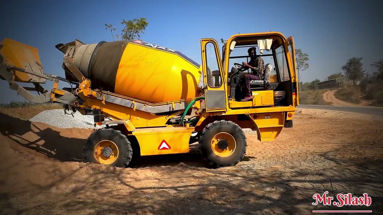 ArgO 4500 MakinG Concrete For RCC WaLL 😊😊 //. #ajax #costruction#automobile #excavator #hardwork 