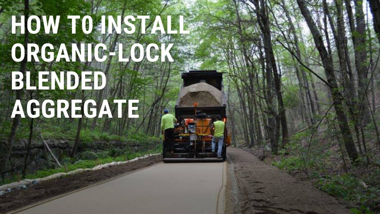 How to install Organic-Lock blended aggregate