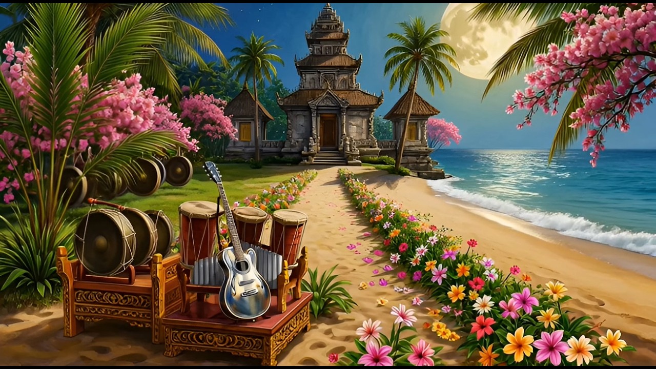 Relaxing Bali Night – Tropical Country Guitar Vibes