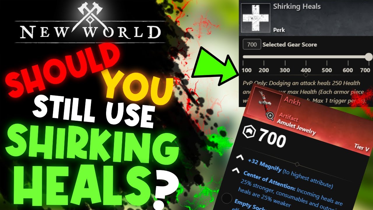 Is Shirking Heals Still Viable At All After Nerf? EHP Comparison & Ingame Test ⚔️New World