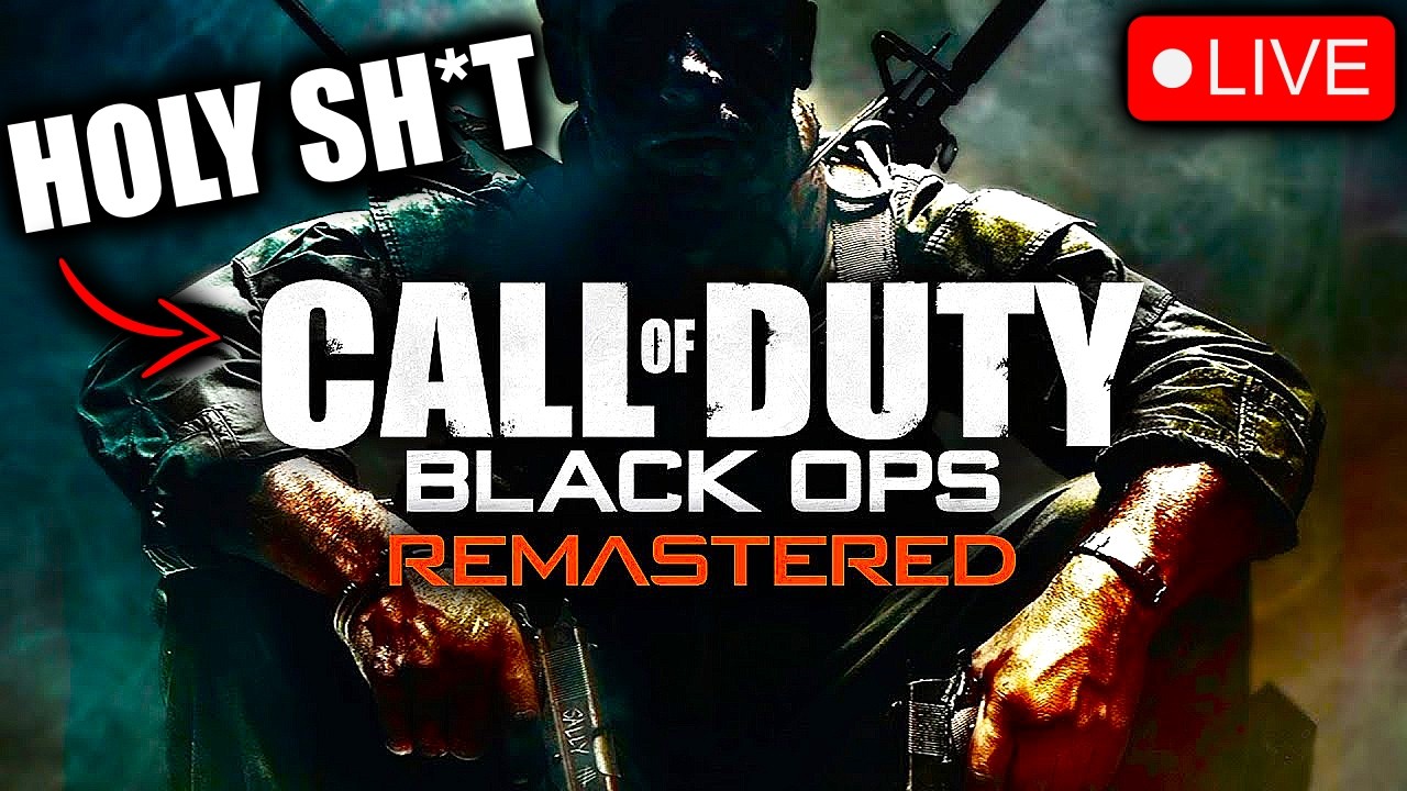 🔴 BLACK OPS 1 CAMPAIGN LIVE (BO1 REMASTERED?!?)