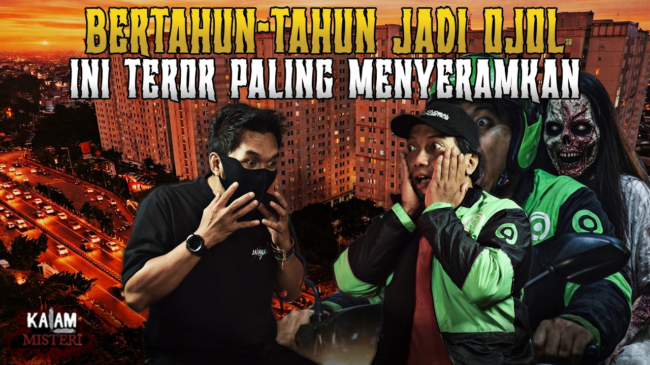HAH!! HANTU WANITA INI WAJAHNYA HANCUR!!! - KISAH MISTIS DRIVER OJOL!!!