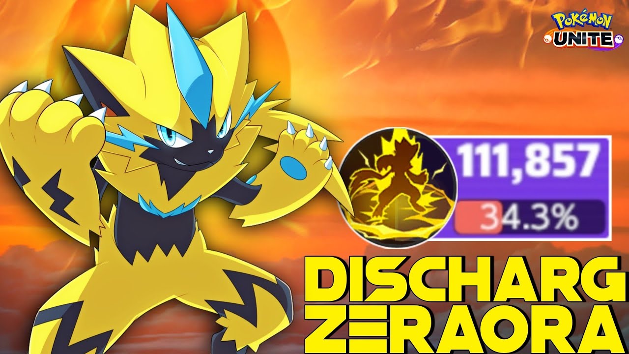 Discharge Zeraora becomes Insanely OP in Solo Q 🤯 | Pokemon Unite
