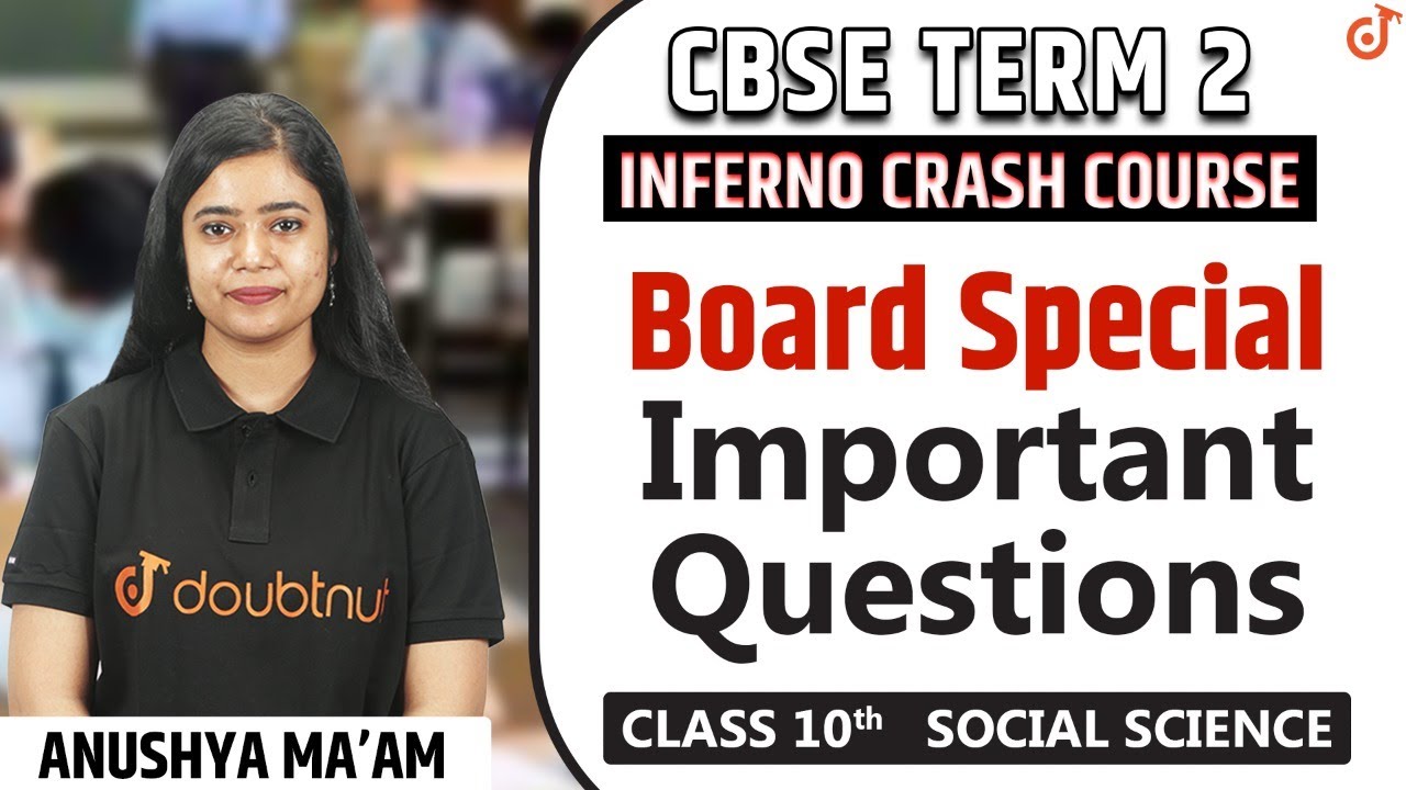 Term 2 Class 10 SST Most Important Questions | Class 10 Social Science Questions Practice | NCERT