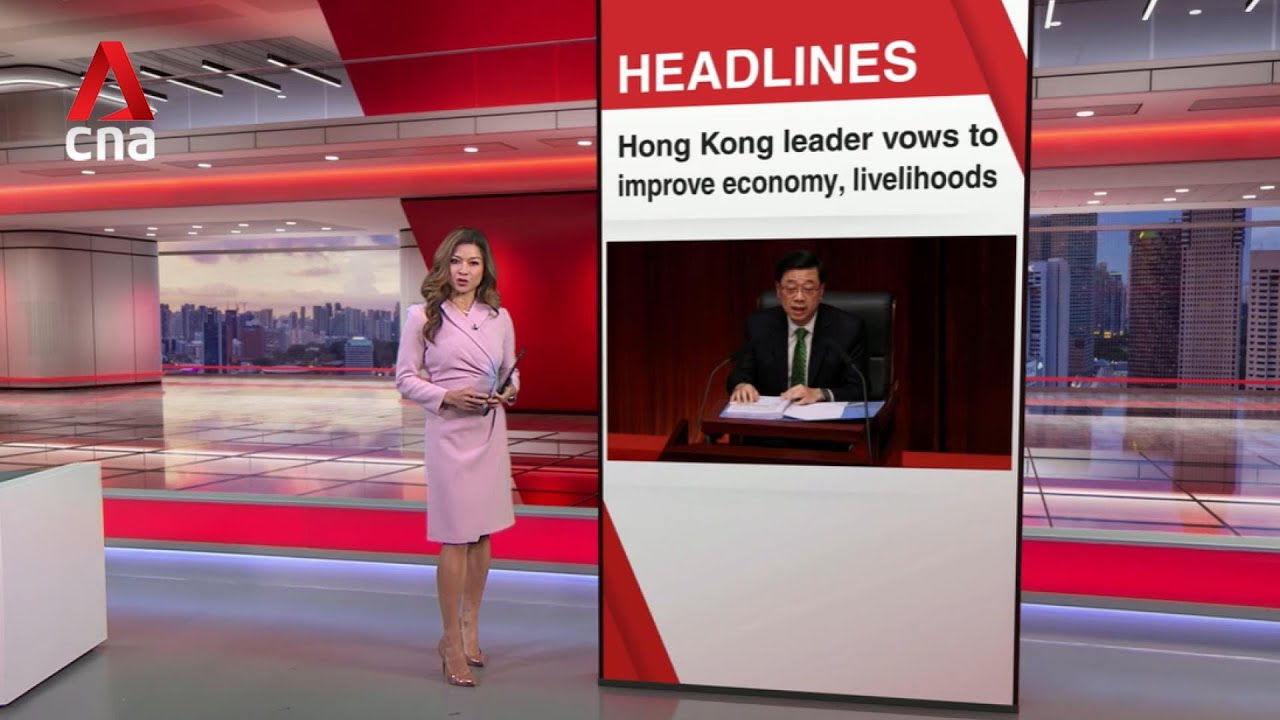 Hong Kong leader vows to boost economy, improve livelihoods | East Asia Tonight (Sep 17)