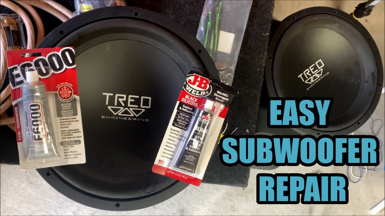 Repairing Ripped / Torn Subwoofer Surround