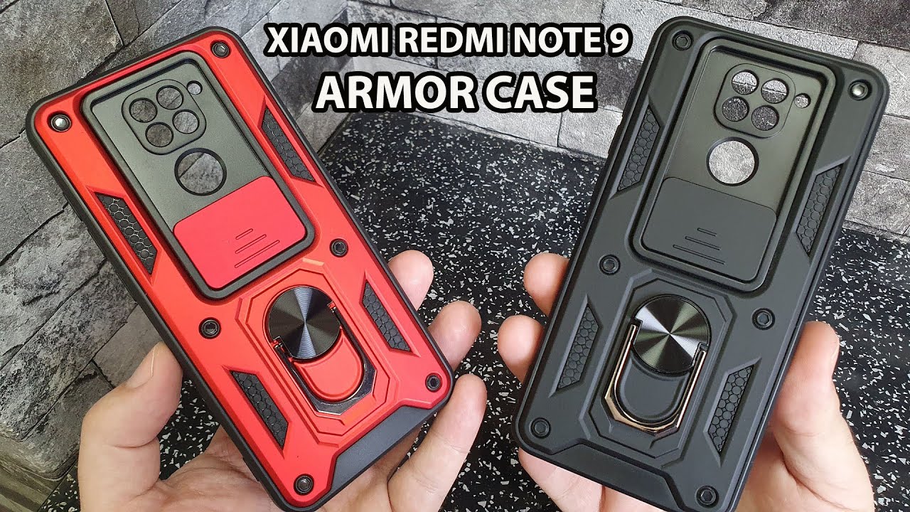 Best Armor Case for Redmi Note 9? Camera Safe + Metal Ring!