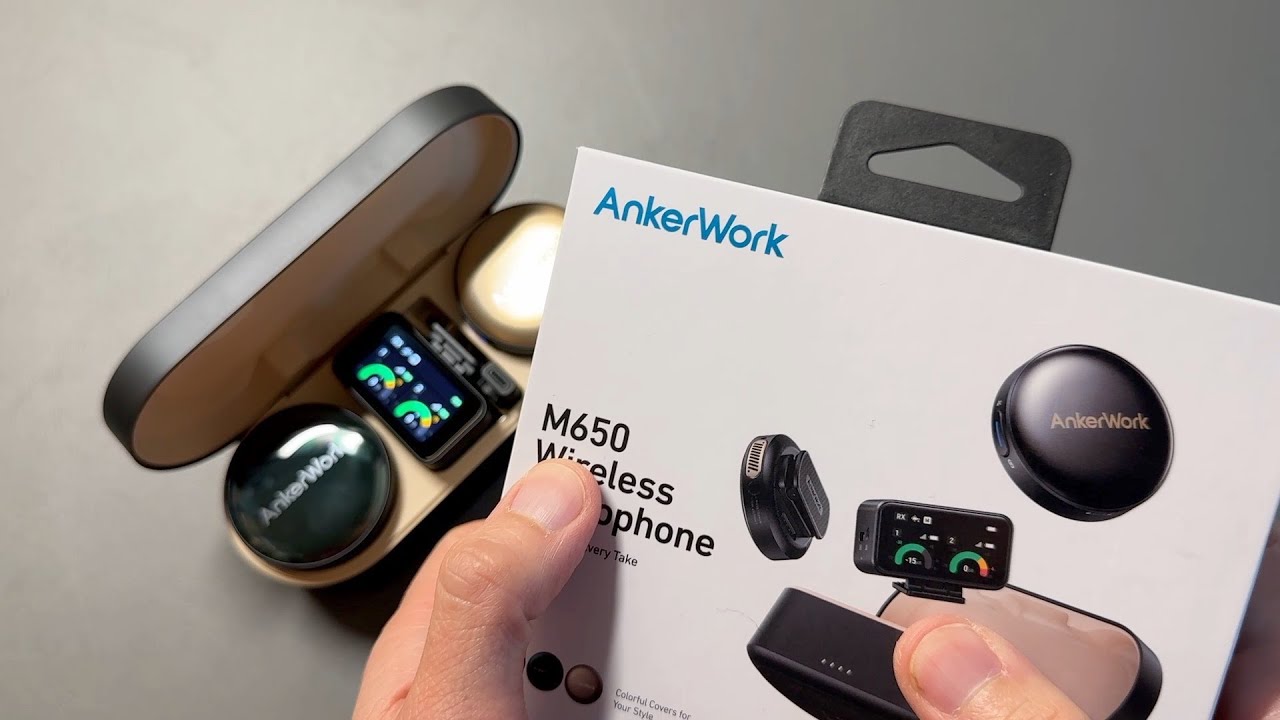 HOW TO USE the AnkerWork M650 in 1 MINUTE!  Better than DJI MIC!  Better than RODE Wireless GO II!
