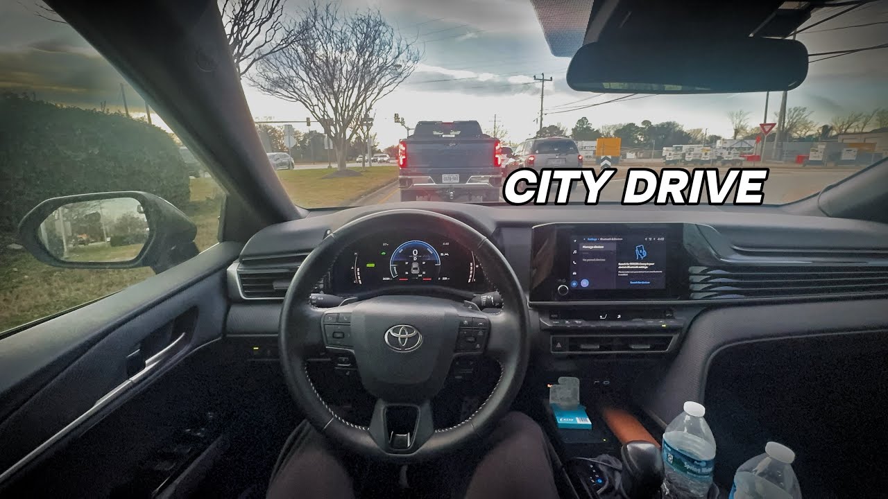 POV DRIVE ~ IN MY 2025 TOYOTA CAMRY SE AWD 232HP | CINEMATIC CITY DRIVE AT SUNSET 🌅