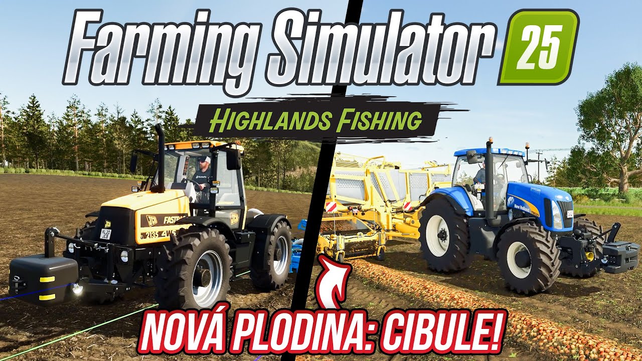 NOVÁ PLODINA: CIBULE! | Farming Simulator 25 Highlands Fishing