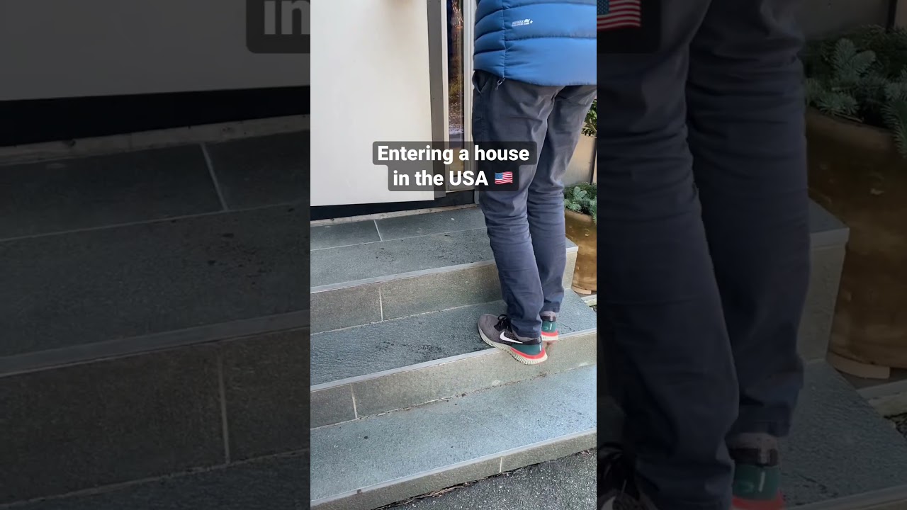 Entering a house in Norway vs USA