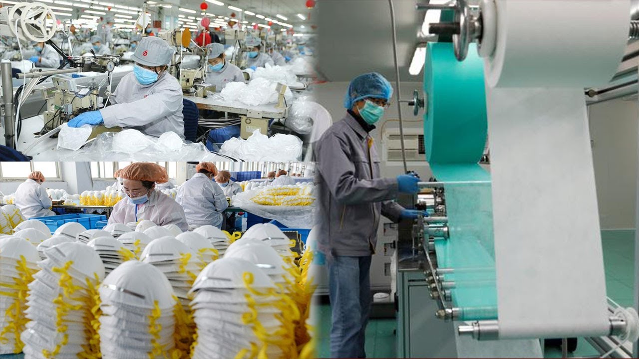 Fastest Face Mask Production Lines In China! Millions Of Masks A Day