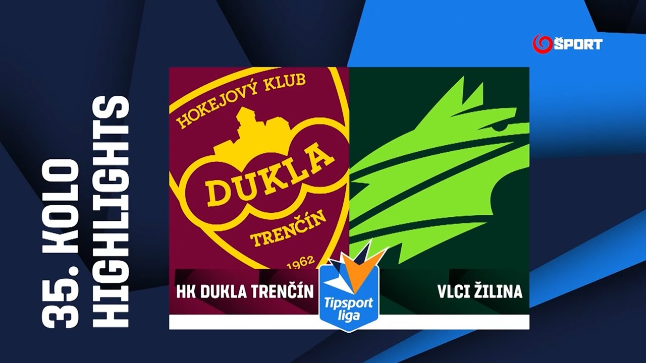 35. kolo: HK Dukla Trenč&iacute;n - Vlci Žilina 1:3 (0:1, 1:2, 0:0)