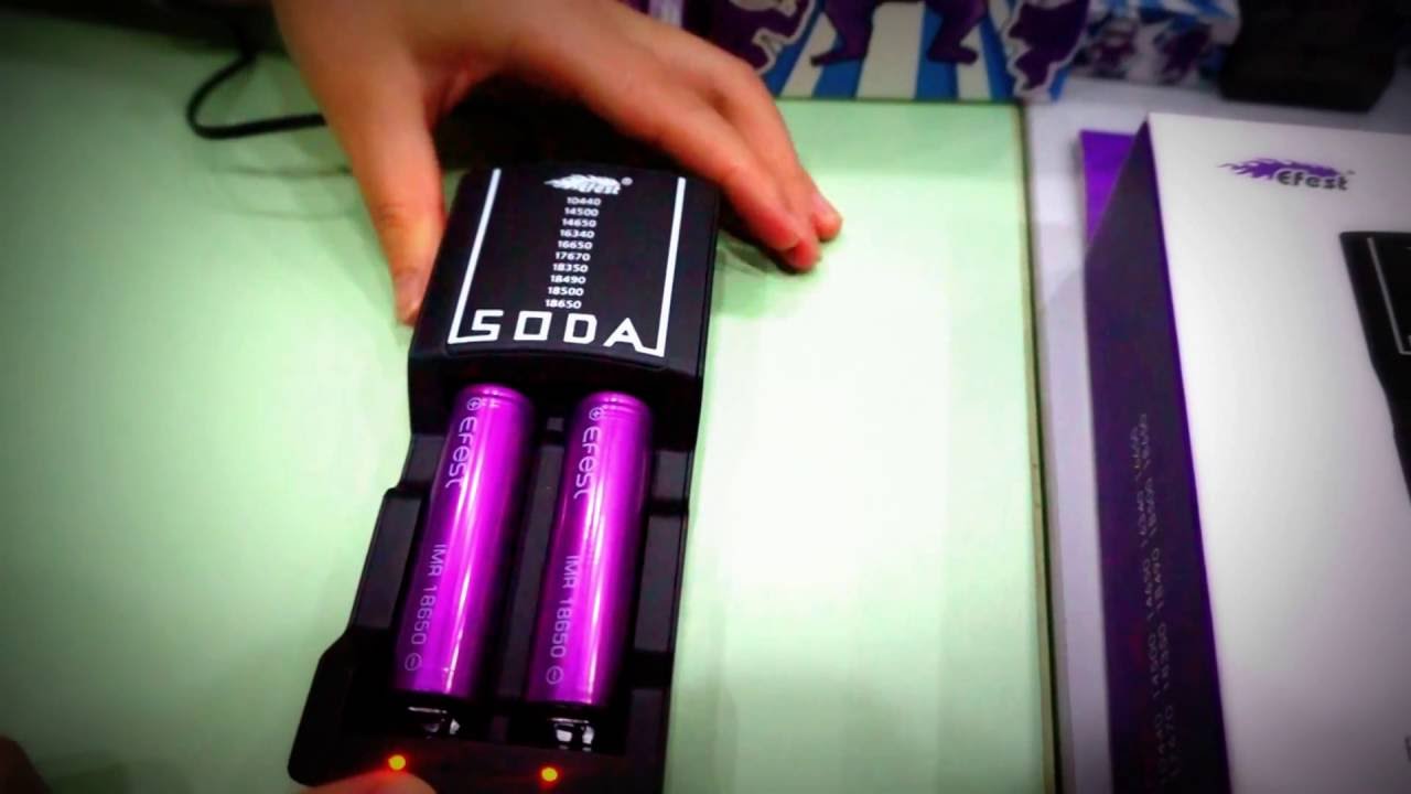 Efest Soda Dual Battery Charger