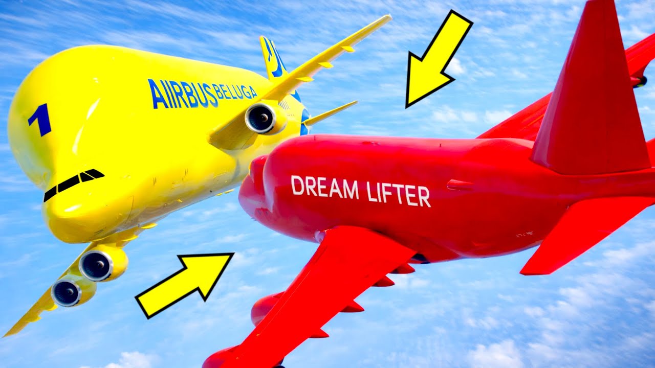 Airplanes Crash Into Each Other Mid-Air And Make Emergency Landings With Heavy Cargo | GTA 5