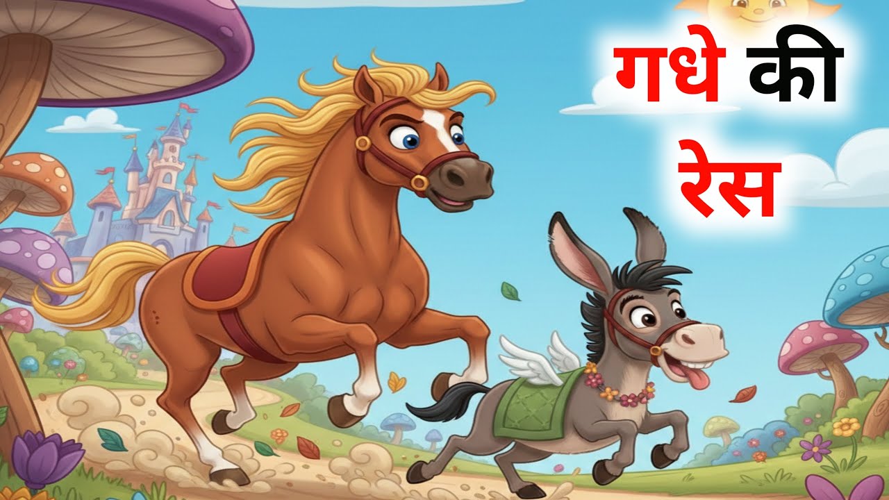 जंगल की रेस और धैर्य की जीत | घोड़ा और गधे की प्रेरणादायक कहानी #moralstory