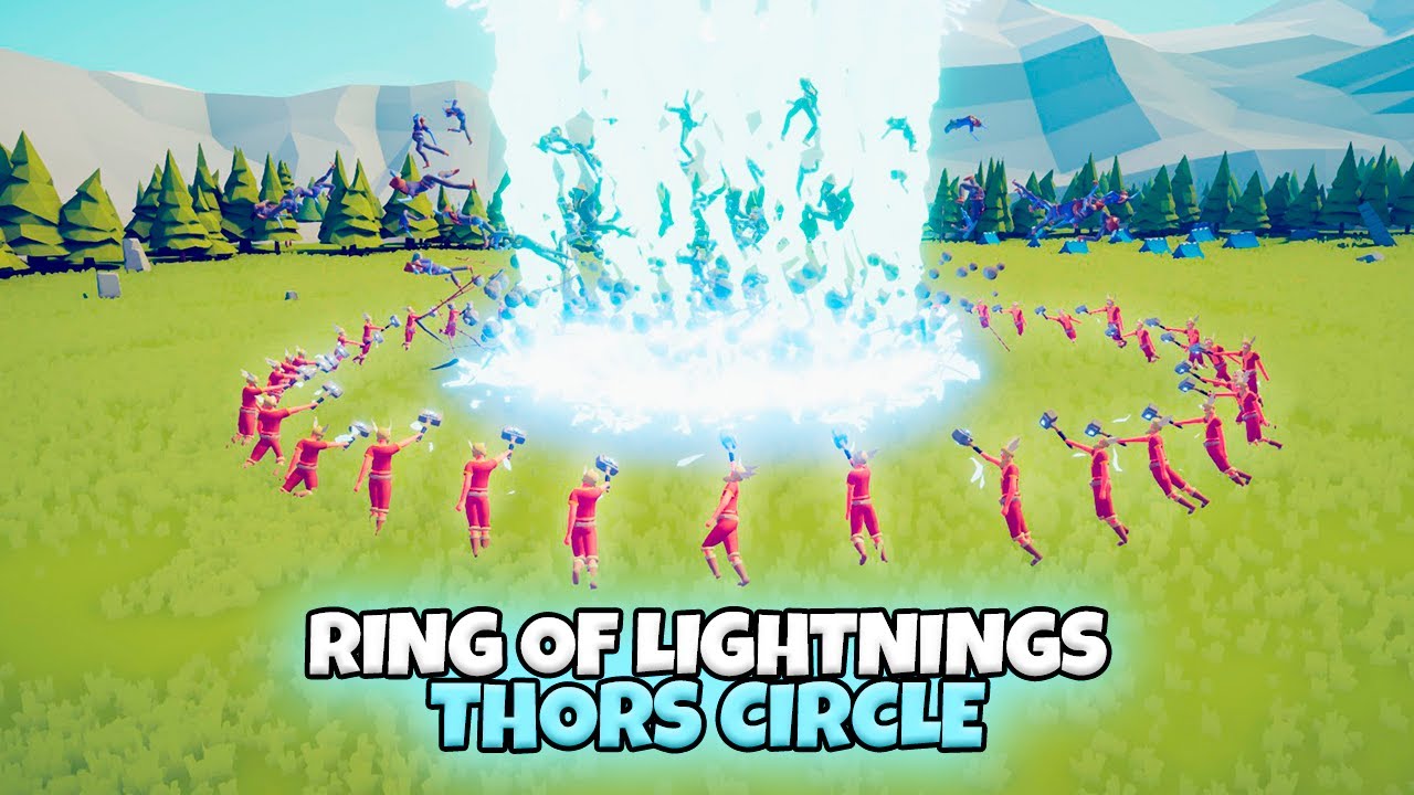RING OF LIGHTNINGS. THORS CIRCLE VS EVERY FACTION | TABS LEGACY UPDATE