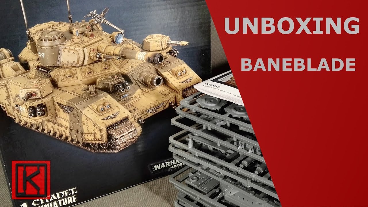 Warhammer 40k Imperial Guard Baneblade - Unboxing