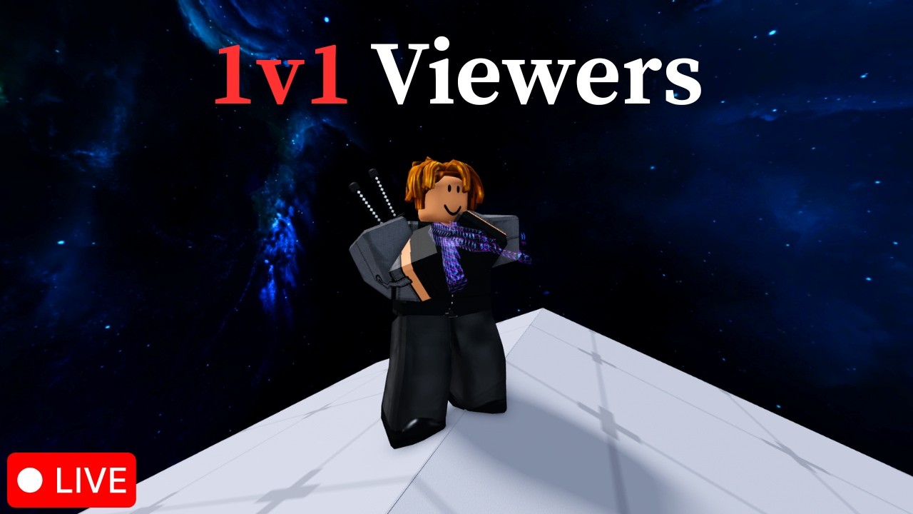 1V1 VIEWERS IN ROBLOX RIVALS LIVE 🔴🔴