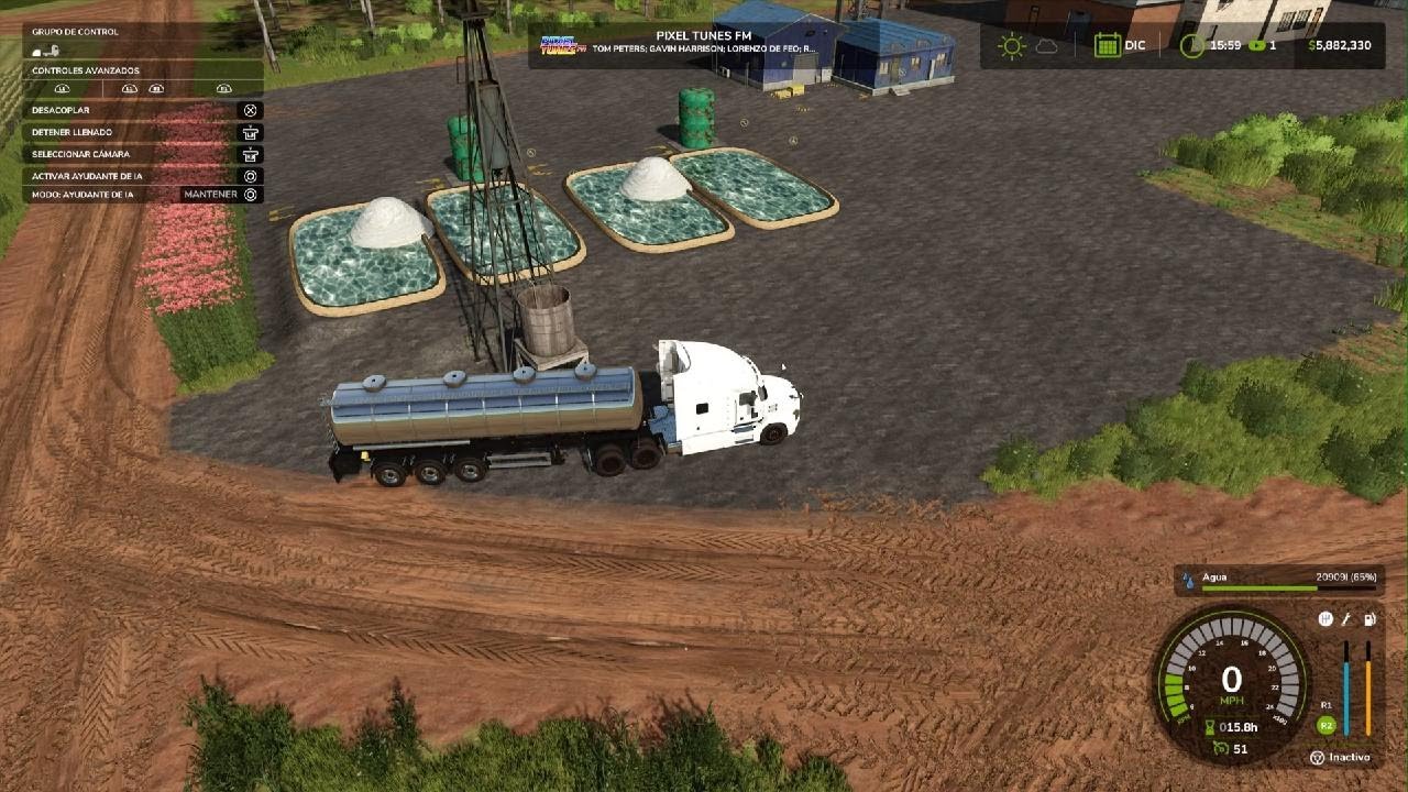 Farming Simulator 25_abastecendo los saleros con agua