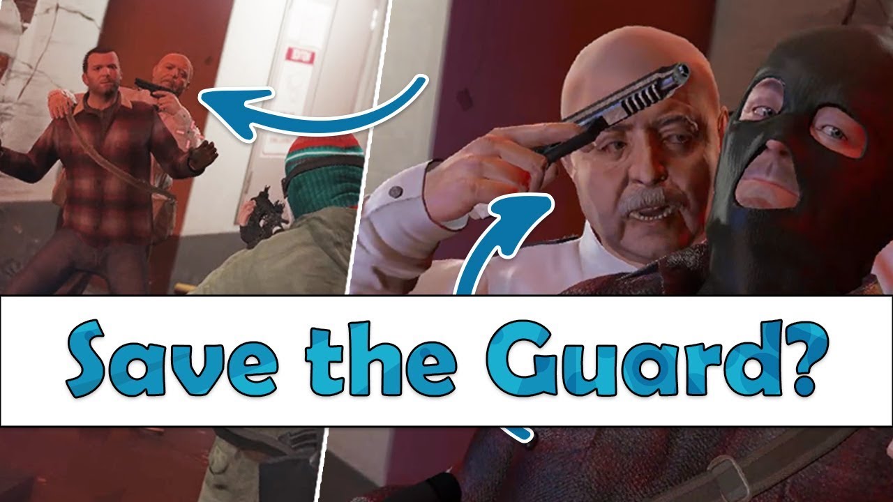 GTA 5: Security Guard in Prologue - Can he be saved WITHOUT Mods?