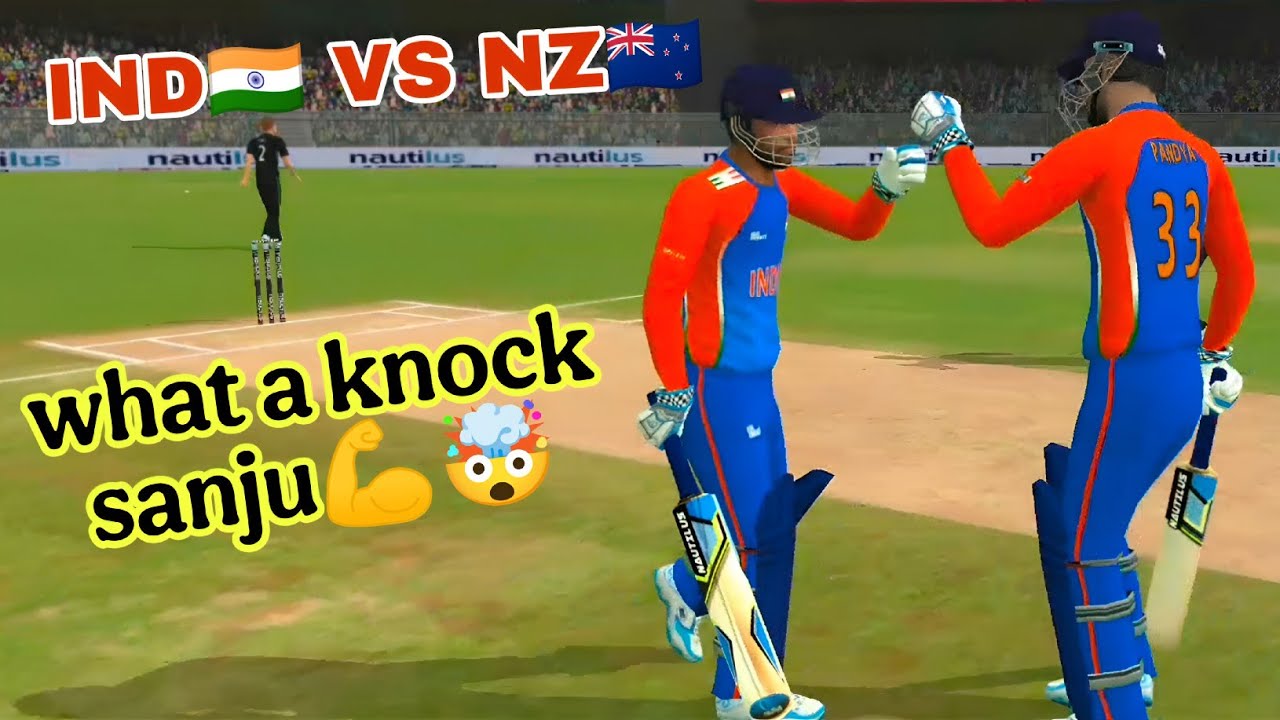IND 🇮🇳 VS NZ 🇳🇿T20 series RC 24 Sanju Samson Clutch Inning🔥🤯 