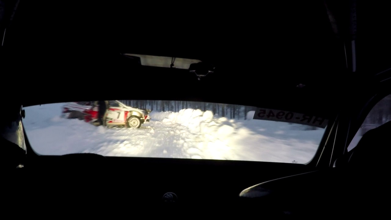 Arctic Lapland Rally 2017, SS10 Ristilampi 52,00km Teemu Asunmaa