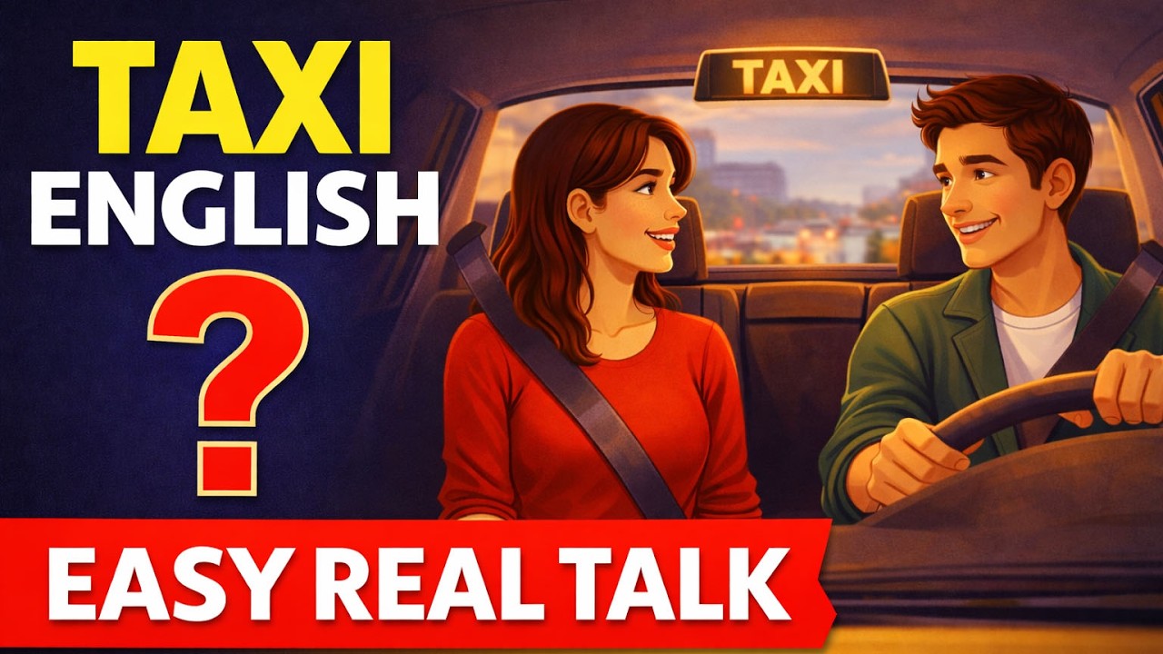 Taxi English Conversation | What Do You Say in a Taxi? | Travel Speaking Podcast