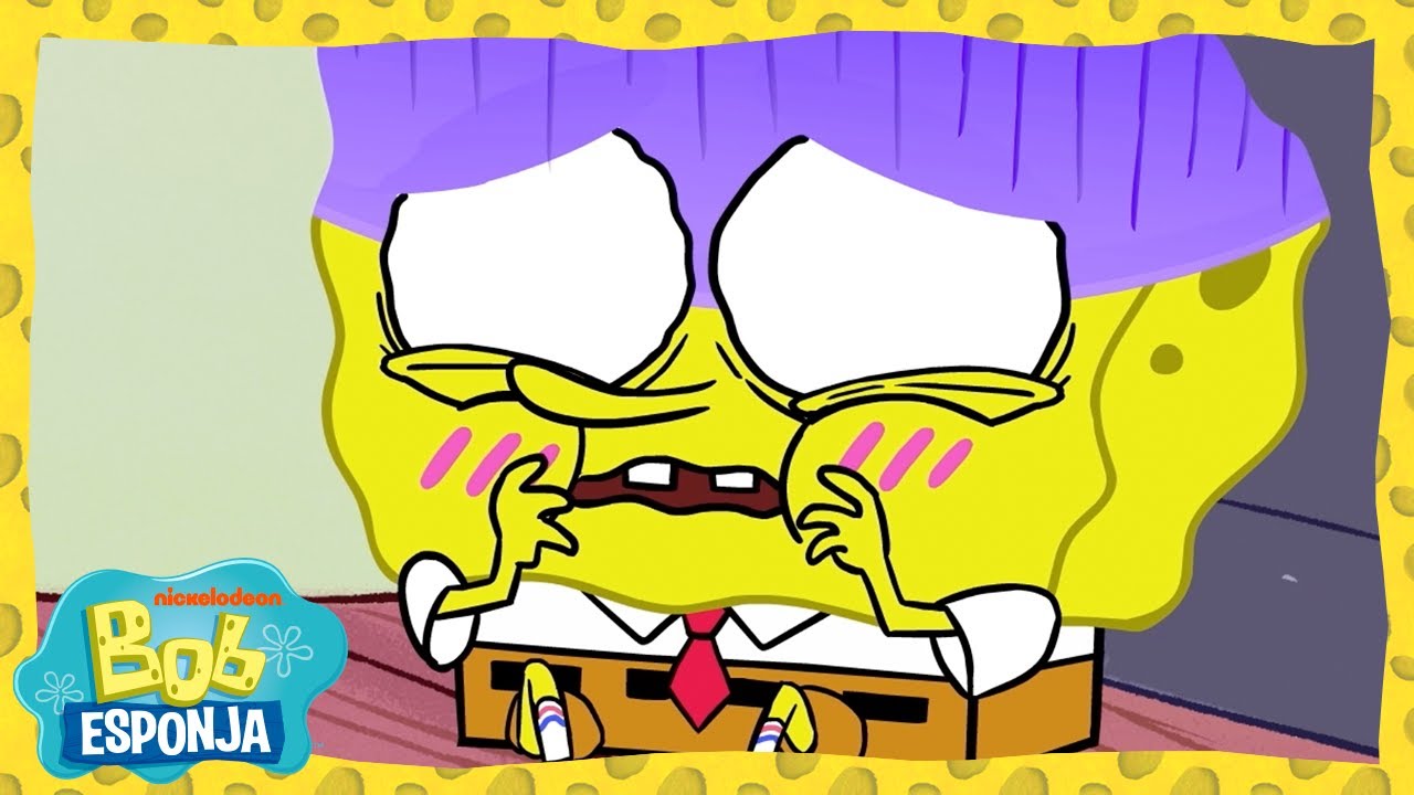 Bob Esponja | Bob Esponja como Anime Chibi! Hambúrguer Perigoso | Bob Esponja em Português