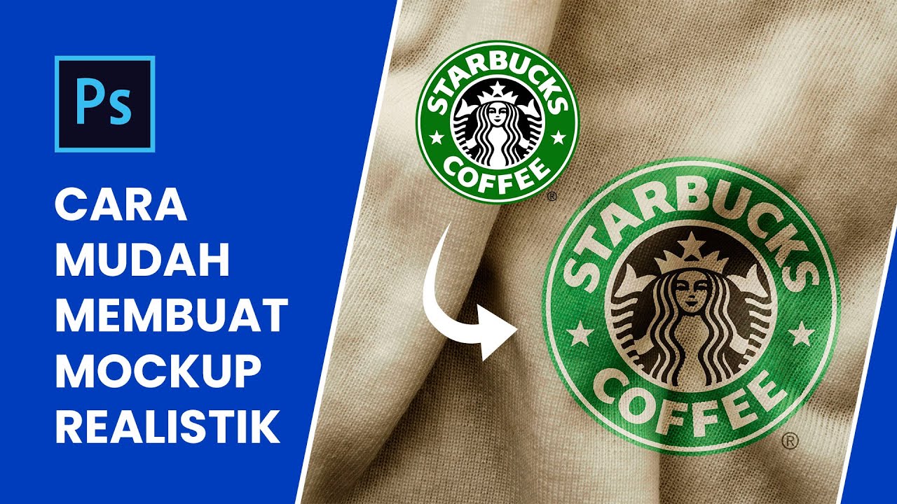 Membuat Mockup Di Photoshop | Menggunakan Filter Displacement