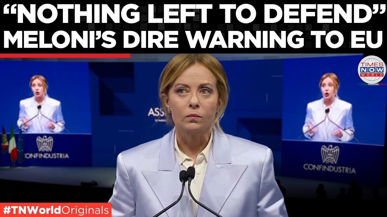 Italy's Big EU Warning! Meloni Links Europe&rsquo;s Survival to Defense Spending Amid Iran Crisis