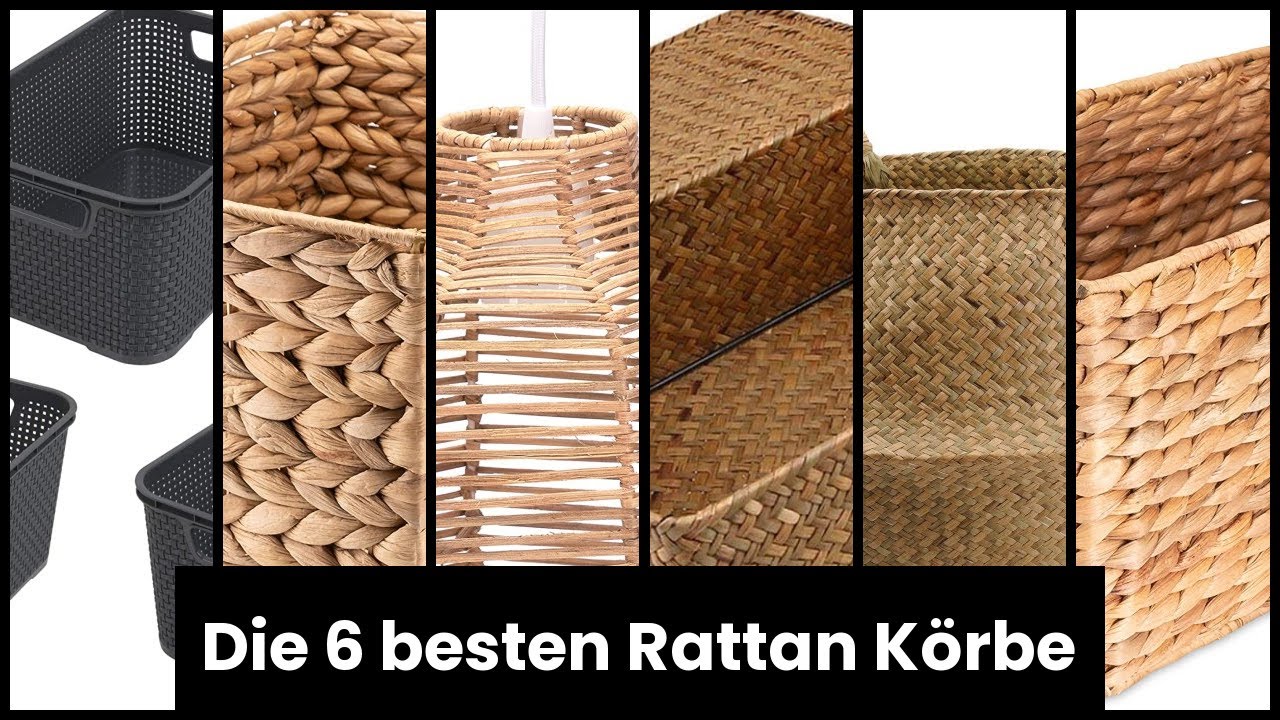 Rattan korb: Die 6 besten Rattan K&ouml;rbe