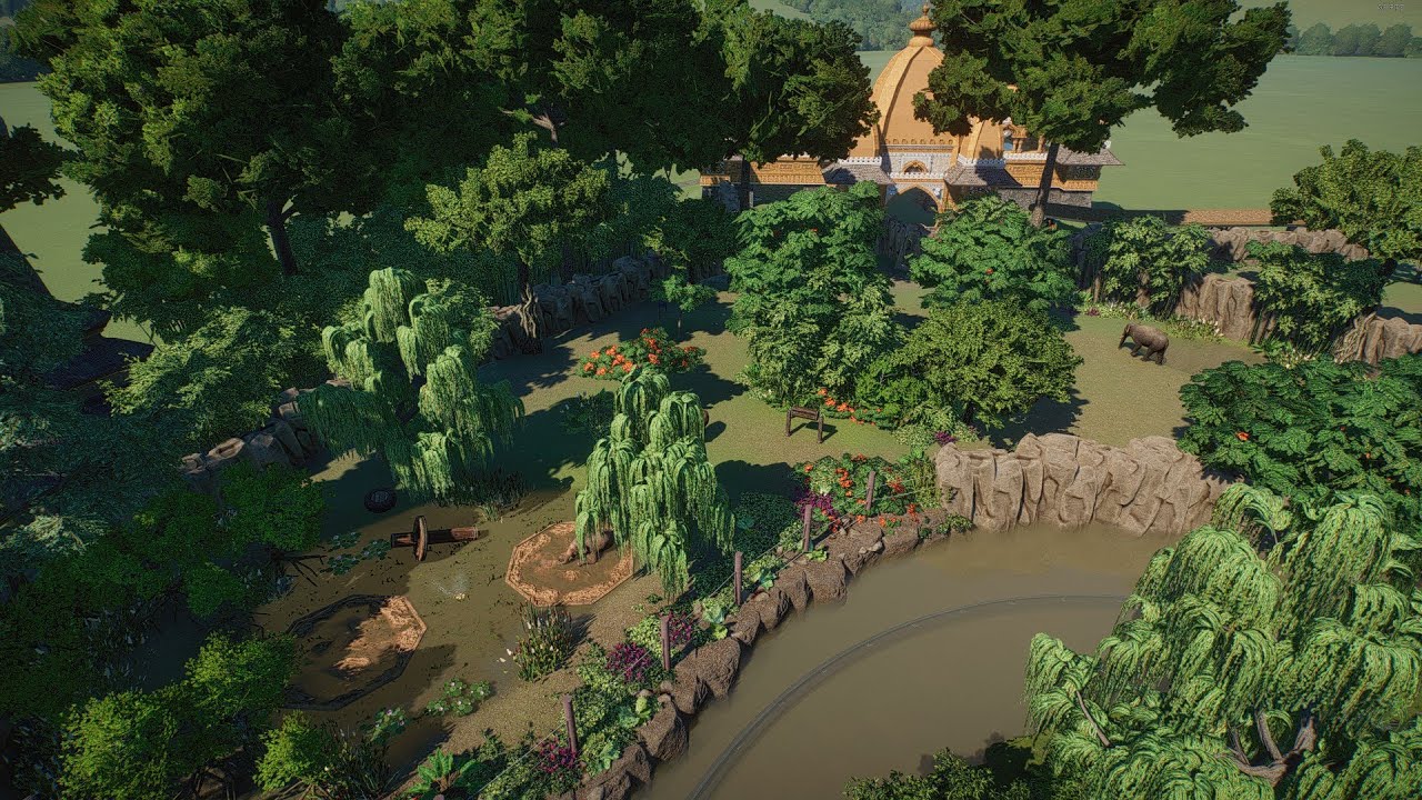 Planet Zoo: Episode 19 Wild Woods - Building a tropical Indian Elephant Habitat