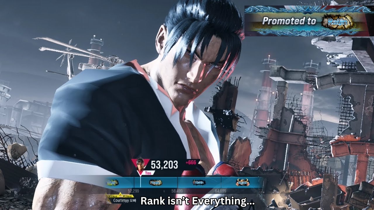 Working My Ass Off For RAIJIN JIN! (Tekken 8 Jin Raijin Rank Up)