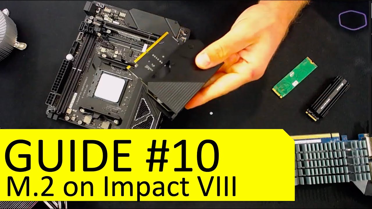 Comment monter un SSD M.2 sur la Crosshair VIII Impact