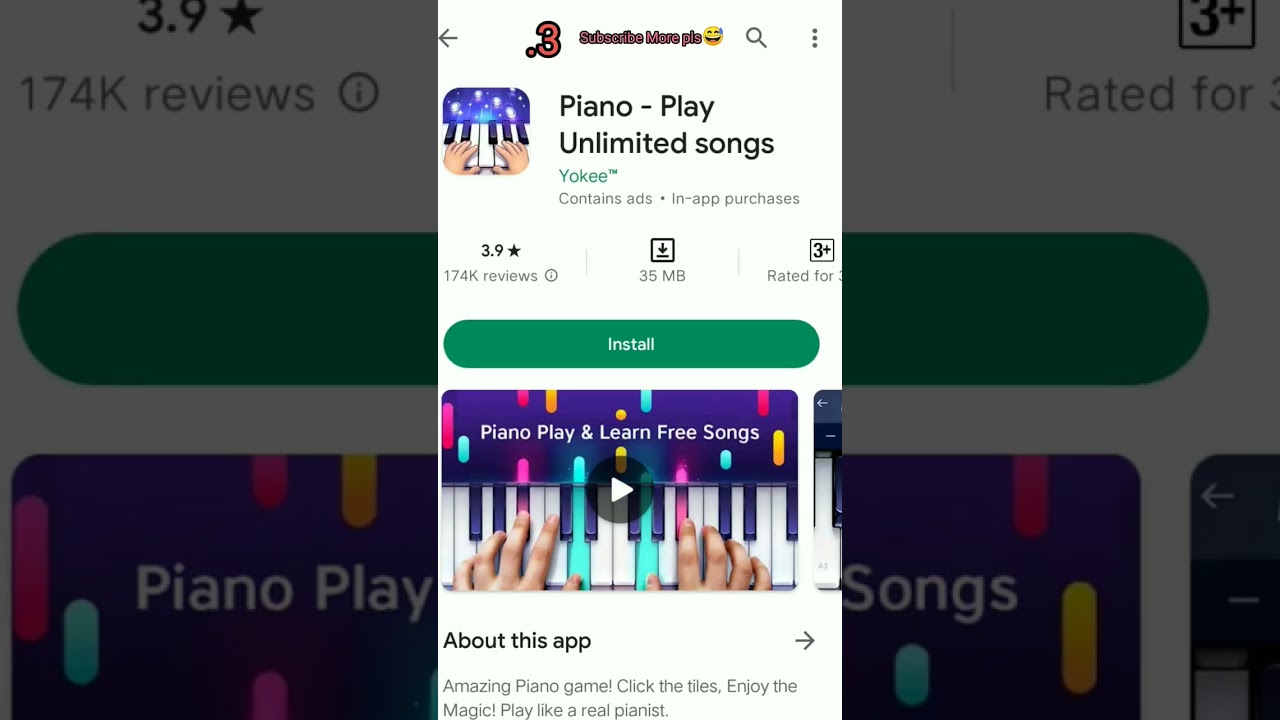 Top 5 Best Piano App give real feel to play piano || Piano || #shorts #piano #viral