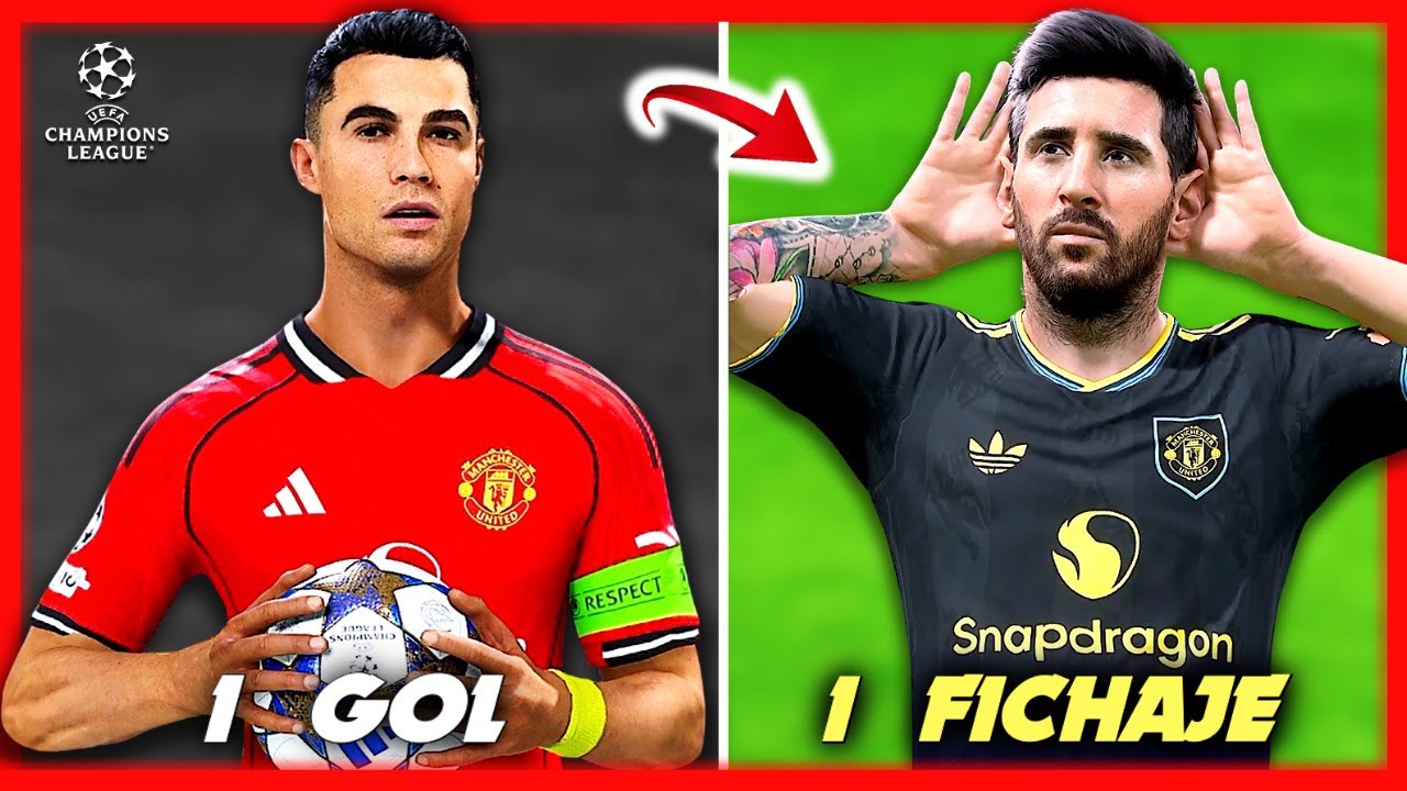CADA GOL QUE RONALDO ANOTA = MANCHESTER UNITED MEJORA +1