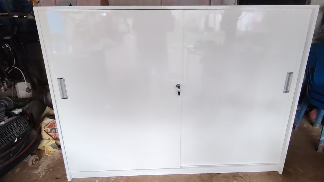 cabinet with sliding doors