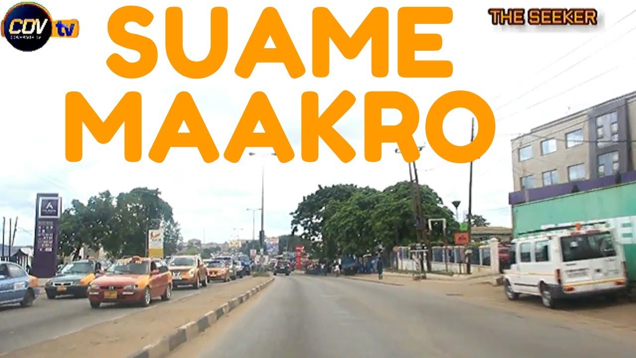 Suame Roundabout to Maakro Junction via Magazine, Kumasi Ghana: Enjoy the ride with the Seeker.