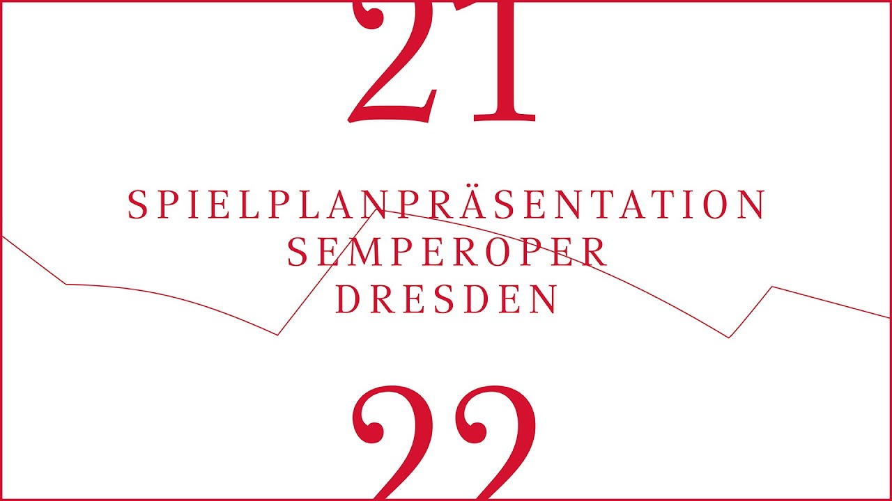 Jahrespressekonferenz 2021/22 der Semperoper Dresden